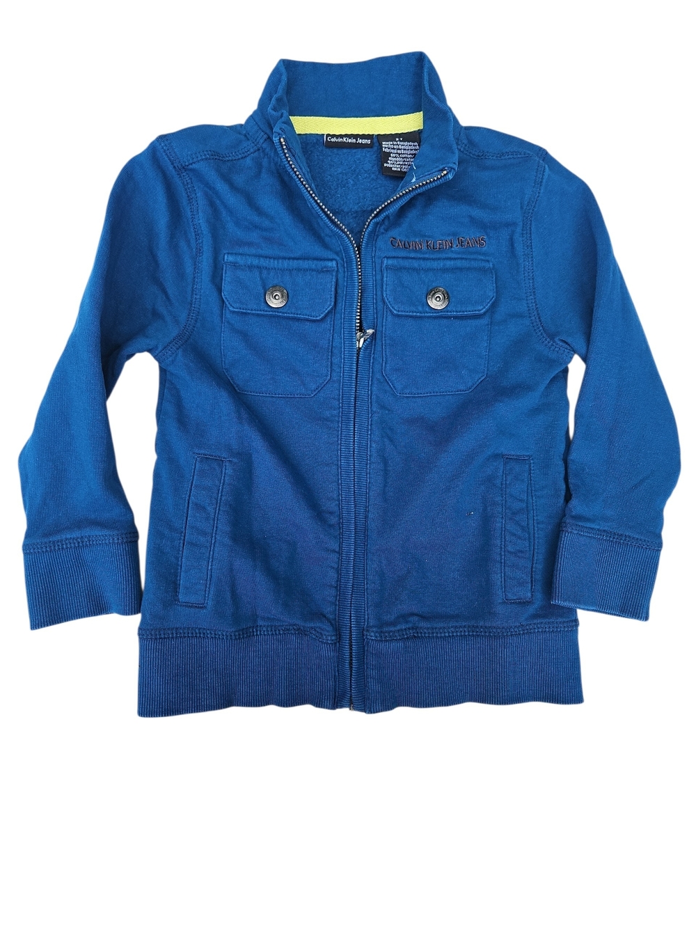 Calvin Klein Jeans Toddler Royal Blue Full-Zip Jacket